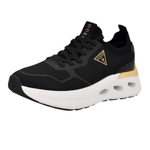 Guess Women's SOULITE Sneaker, Black/White 001, 7.5