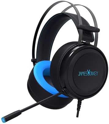 JamesDonkey James Donkey 710 Siyah 7.1 Surround Gaming Kulaklık Neodimyum 50mm Sürücüler 112dB Hassas Mikrofon -43dB Mavi LED Aydınlatmalı Manuel + Yazılımla Ses Kontrol USB Bağlantı