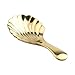 Mini cucchiaino dosatore in ottone per raccogliere foglie di tè, caffè, zucchero e spezie, realizzato per durare a lungo e comodità in cucina (B) immagine