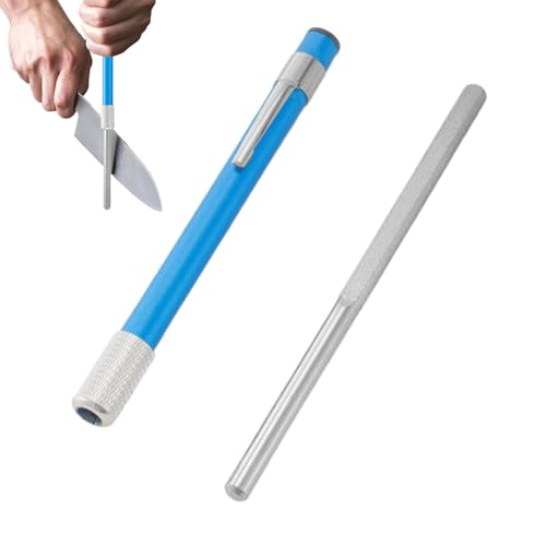 Afilador de corte portátil, afilador retráctil, repara, restaura, pule cortador dentado o recto