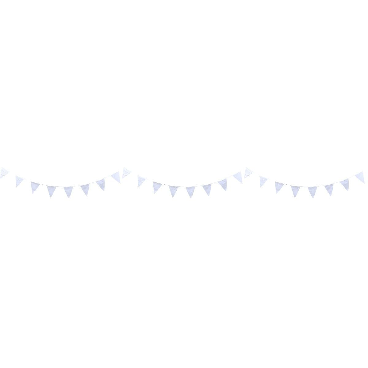 Abaodam 3pezzi Bandiere Triangolari Decorative Metri Per Feste Di Compleanno Matrimoni e Natale Bunting Festivo Per Interni Ed Esterni
