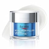 Eucerin Hyaluron-Filler Booster Idratante Notte 50 ml, Crema viso antirughe idratante 72h, Crema viso notte con Acido Ialuronico per una pelle rigenerata al risveglio, Adatta per tutti i tipi di pelle