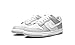 Nike Kid's Dunk Low GS Shoes, Pure Platinum/Wolf Grey/White, 6 Big Kid