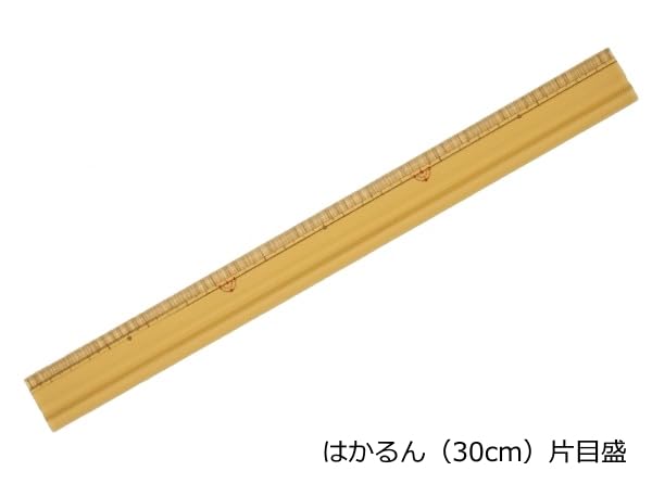 Amazon.co.jp: アクリル製定規 はかるん（30cm）片目盛: 文房具