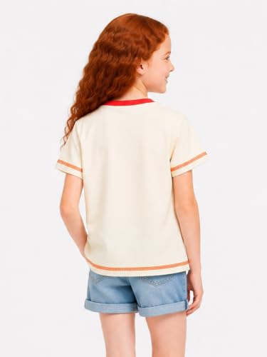 Image of LittleSpring Kids Short Sleeve Graphic T-Shirt 100% Cotton