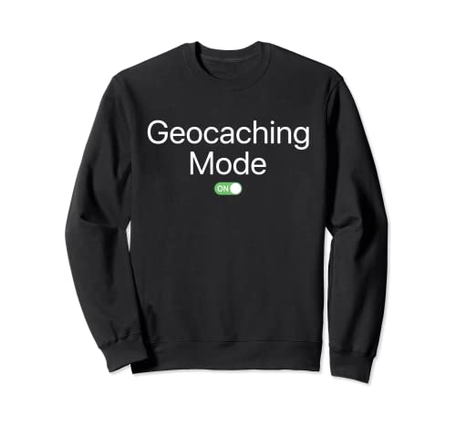 Geocaching-Modus im Smartphone-Design von Sportlern Sweatshirt