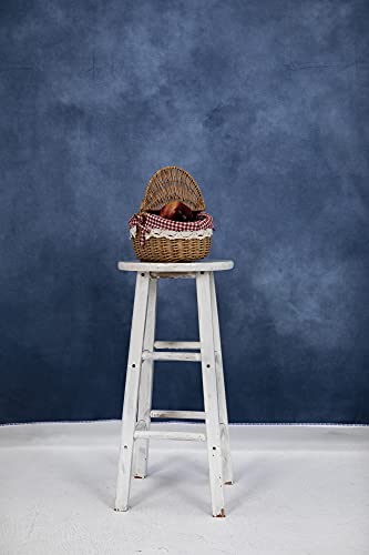 Kate 5X7Ft Blue Abstract Photography Backdrop Blue Headshot Portrait Background Photo Fabric Studio Props #TOP5