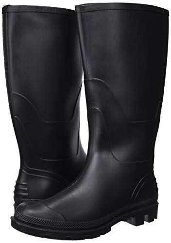 Portwest FW90 PVC Wasserdichte Herren Wellington Stiefel Schwarz, 43
