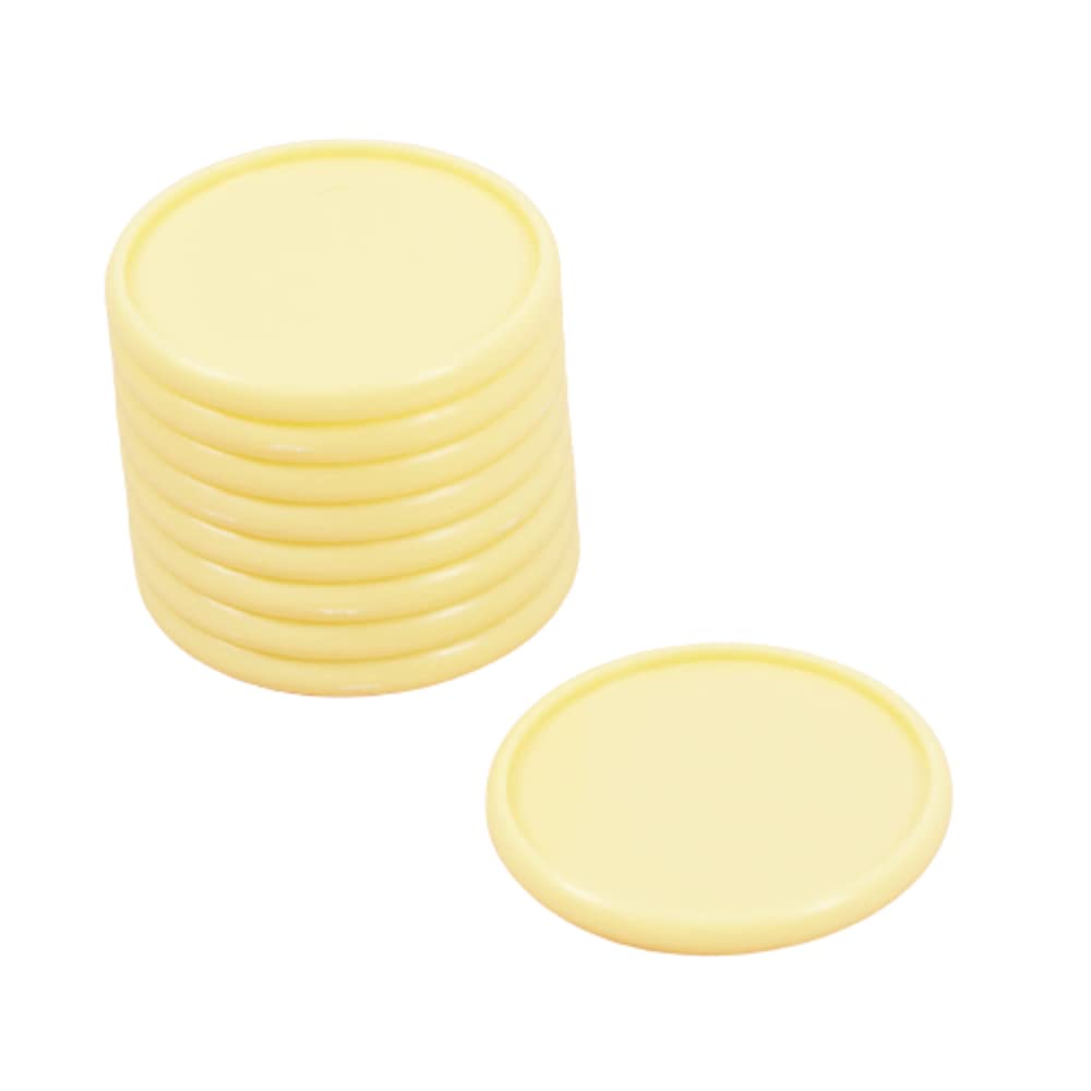 Craftelier Pastel Yellow - Plastic Disc Rings L For Binding Planners, Agendas Or Albums | Ideal For Scrapbooking And Other Crafts | Pack Of 9 Pcs 45 Mm Diameter - Colour