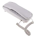 Multifunction-Mini-Corded-Desk-Phone-Office-Fixed-Business-Wired-White