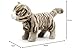 Uni-Toys - Katze grau-getigert, stehend - 35 cm (Länge) - Plüsch-Katze - Plüschtier, Kuscheltier