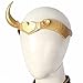 Supervillain Crown Horns Halloween Mask Cosplay, Masquerade Sylvie Costume Accessories Prop (Sylvie Horns)