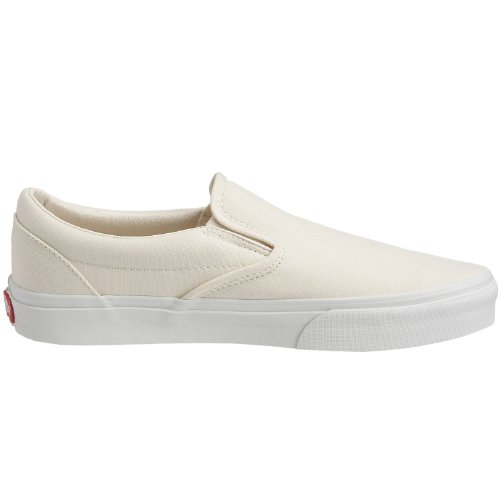 Vans Vans - Unisex Adult Classic Slip-On Shoes in White, Size: 6.5 D(M) US Mens / 8 B(M) US Womens, Color: White