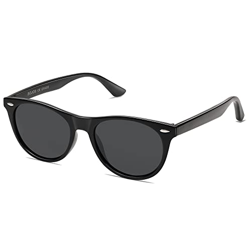 Image of SOJOS Classic Polarized Sunglasses for Women Men Small UV400 SJ2076 | Lightweight Design Frame for All-day Comfort