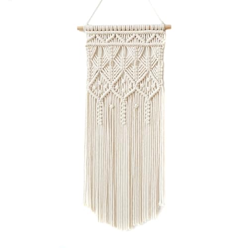 Uposao Macramé Tenture Murale Boho Chic Bohème Décoration Murale Tapisserie Tissée Décor À La Maison À La Main Coton Décor À La Maison Cadeaux Appartement Dortoir Décoration