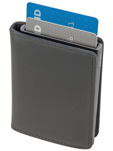 Image of Secrid Slim Wallet Original Leather With Rfid Safe Card Case