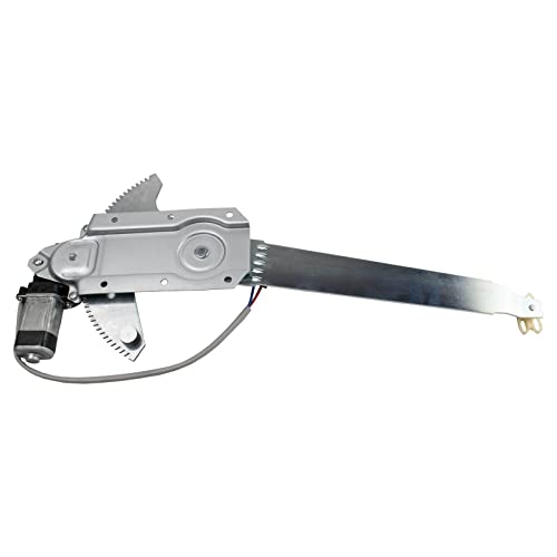 Image of TRQ Front Right Power Window Regulator & Motor Assembly Passenger Side Compatible with 1981-1996 Ford Bronco 1981-1983 F-100 F-150 1981-1997 F-250 1997 F-250 HD F-350