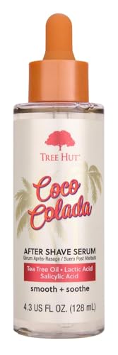 Tree Hut Coco Colada After Shave Serum, Helps Keep Skin Smooth & Soothed After Shaving, Sensitive, 4.3 Fl Oz