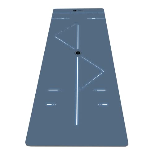 Keep Nature Rubber Premium Yoga Mat - 5mm Thick Non Slip Anti-Tear Fitness Mat for Hot Yoga, Pilates & Stretching Home Gym Workout