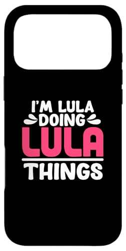 Image of Personalized First Name I'm Lula Doing Lula Things Case for iPhone 17 Pro Max
