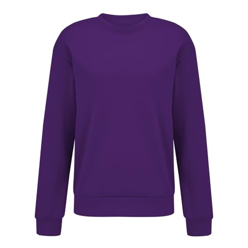 Camiseta de manga larga para mujer, de algodón, cálido, estilo deportivo, transpirable, de manga larga, de corte ajustado, camiseta deportiva de verano a rayas, morado, 3XL