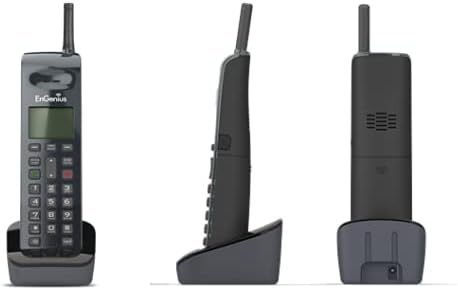 EnGenius FreeStyl SIP-HC Expansion Handset with Rechargeable Battery and Cradle, 900 Mhz Scalable IP Phone, 2-Way Radio for Broadcast/Intercom