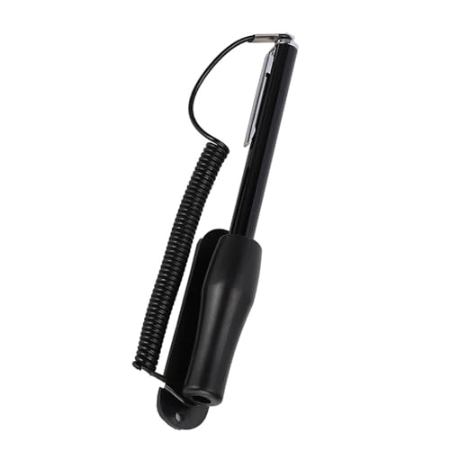Lápiz táctil Capacitivo de Metal Negro lápiz táctil de Alta sensibilidad lápiz táctil portátil con Cable de Resorte de 90 cm de Largo para teléfonos móviles y Dispositivos GPS - imagen 7