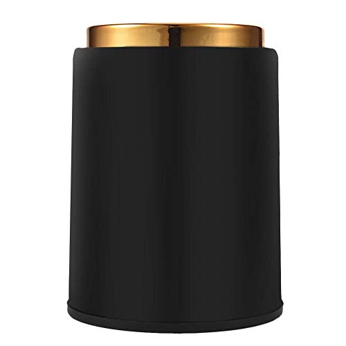 globalqi  Leder Würfelbecher mit Golden Melt Top Design, Party Supplies Würfelbecher für Familie, Bar Cover