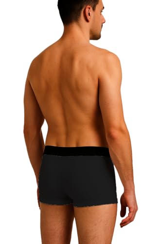 Image of HK47 Men Underwear Pack, Ice Silk Stretchable Breathable Trunks, Regular Fit Men's Brief, Anti Bacterial Quick Dry Innerwear for Men