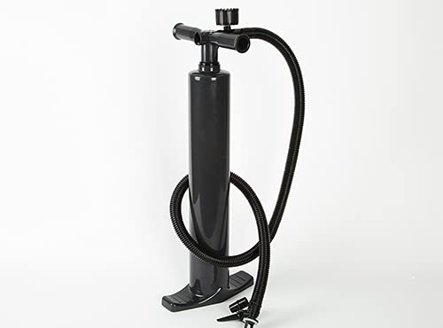 DWT Doppelhubpumpe 'Quick-Air-Press' mit Manometer schwarz Zubehör für Bus Vorzelte