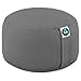 Present Mind Yogakissen Meditationskissen Extra Hoch - Sitzhöhe 20cm - Waschbarer Bezug aus Baumwolle (Grau)