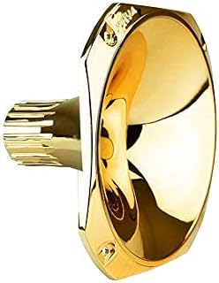 PRV AUDIO WGP14-25 GOLD-S - 1” Exit Horn Screw-On Waveguide - Gold Short ABS Wave Guide - 45° x 45° Nominal Coverage - Slim Profile Waveguide (Single)