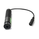 5V Réglable 555nm 10mW Jaune Laser Spot Module 22x91mm avec Adaptateur