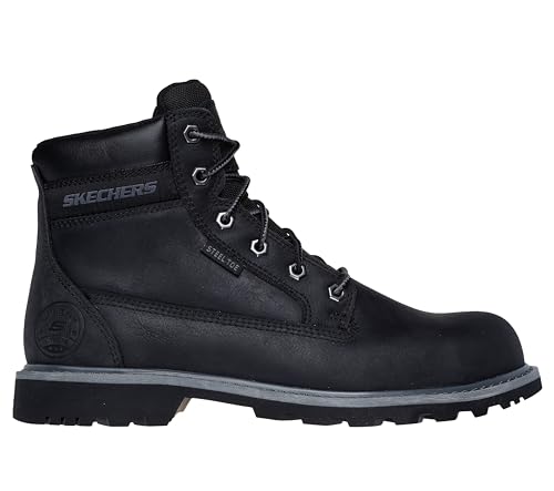 Image of Skechers Mens Longrider Orsin 6 Inch Padded Collar Soft Toe Work Boot