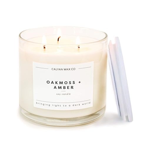 Large 3-Wick Soy Candle in Glass Jar