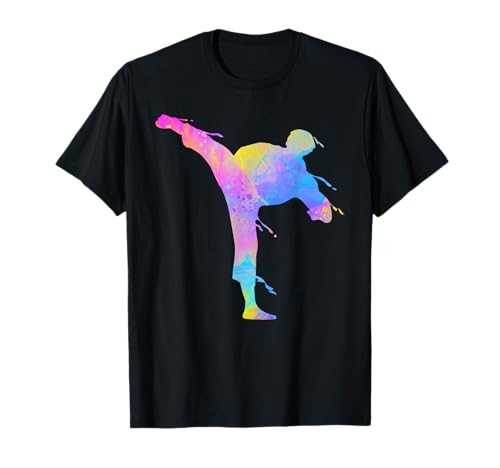 Jiu Jitsu Paint Splatters Kids Karate Judo Mom Camiseta