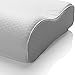 Tempur-Pedic Neck Pillow Firm Feel & Ergonomic Design, Medium Profile, White