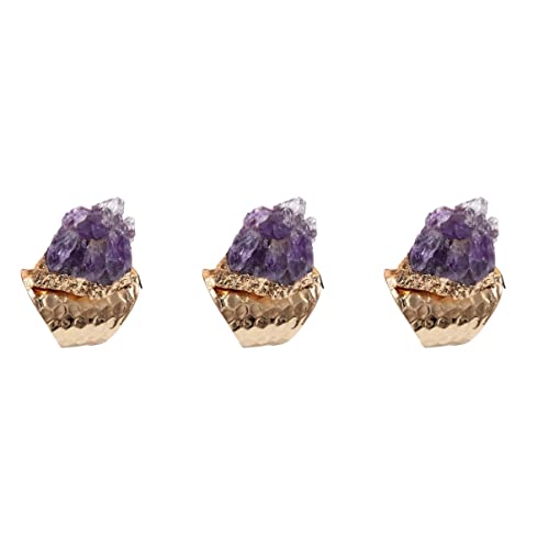 Bague de déclaration améthyste violette le cadeau idéal pour femme