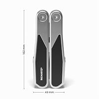 RICHARTZ PROTOOL 20+ | 20 Funktionen | Multitool mit Safety-Lock Verriegelung | rostfreier Edelstahl mit eloxierten Griffeinlagen | Sicher arretierbares Multitool Werkzeug inkl. Gürteltasche – Ansicht 4