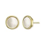  Engelsrufer Ohrringe ERE-PE-STG Damen Ohrstecker Silber Gold weiß Perlmutt