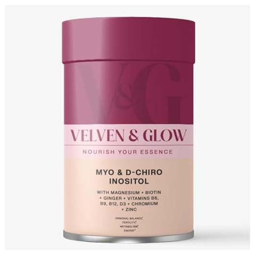 Myo Inositol & D-Chiro Inositol 40 1 con Magnesio + Vitaminas + Selenio + Biotina – Equilibrio y Acné Hormonal Mujer + SOP + Perimenopausia + Menopausia - Formato Polvo Sin Sabor para 1 Mes | Velven