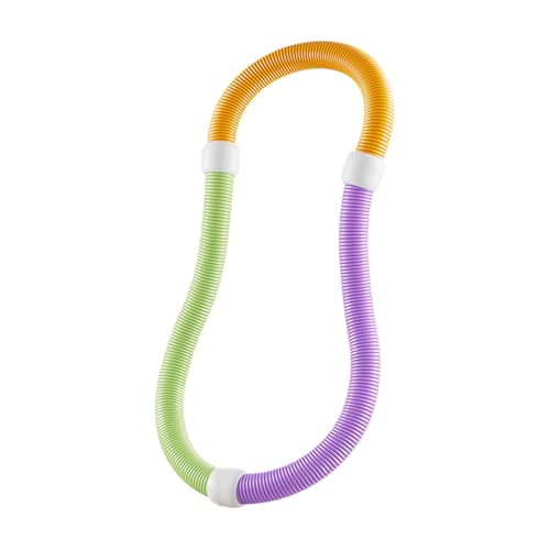 フラフープ ダイエット ウェイト付き フィットネス フラサークル PVCソフトスプリング 折りたたみ式 ポータブル シェイプアップ 筋トレ エクササイズ ウエスト 背中 脚 胸 室内 公園用 男女兼用 持ち運び便利