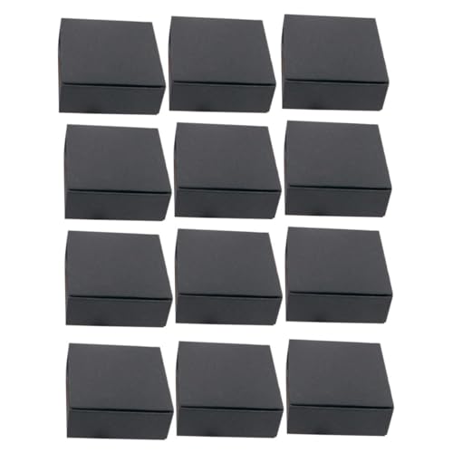 TEHAUX 24piezas Cajas De Cartón Negras Para Envíos Tapa Cajas De ...