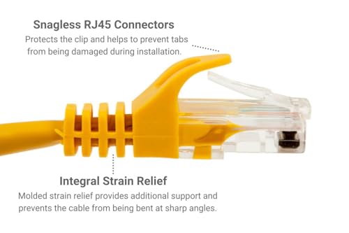 Cable Ethernet CablesAndKits UTP Cat 6 3 pies amarillo miniatura 3