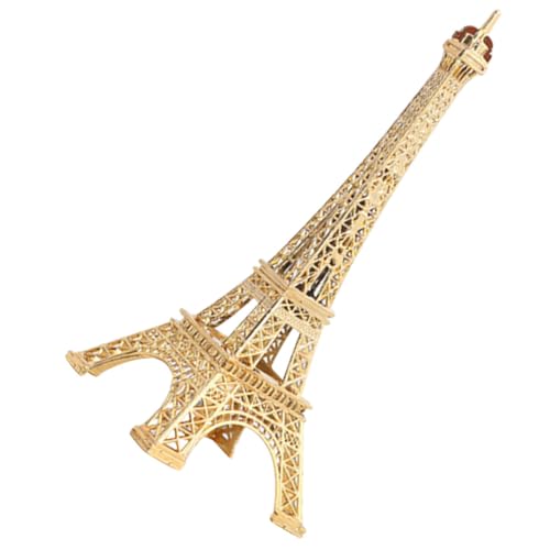 DECOMELODY Statuetta Torre Eiffel in Lega di Zinco 18 CM, Decorazione da Scrivania Vintage per Casa, Ufficio, Hotel e Ristorante, Riproduzione Decorativa da Tavola Elegante e Resistente