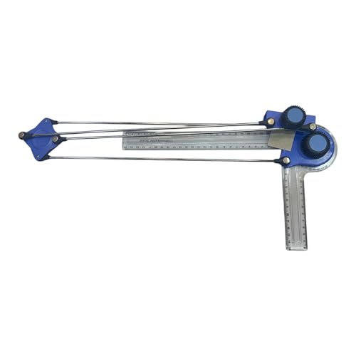 Drafting-Arm-Vintage-Board Master-Drafting-Machine Mini Drafter & Cover Mini Drafter - Professional Creative Engineering Student (Blue)
