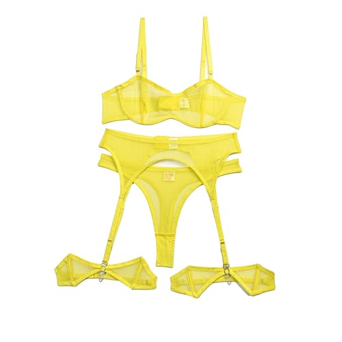 Lingerie sexy en dentelle transparente pour pimenter vos soirées en amoureux en taille M