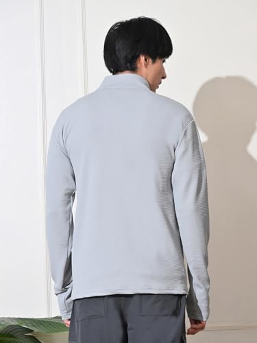 Image of FITINC Sportswear Sunscreen Jacket for Men | Anti-UV Sun Protection, Thumb Hole & CoolRush Tech - Gym, Running & Outdoor Activewear