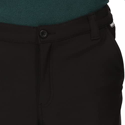 Regatta Men's Fenton Softshell Walking Trousers, Water Repellent, Wind Resistant & Multipocketed - Perfect for Outdoors, Hiking, Camping & Trekking Black - Image 5
