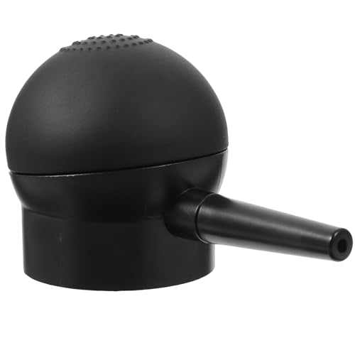 LRXIYODE Boquilla Profesional para Spray de Fibras Capilares Negras Aplicador Preciso para Densidad y Cobertura Áreas de Cabello Fino Accesorio para Uso con Fibras de Engrosamiento y